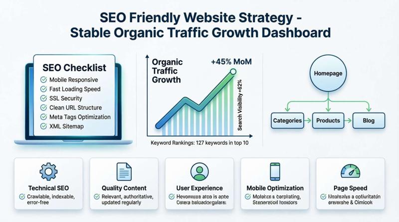Strategi Membangun Website yang SEO Friendly untuk Mendapatkan Trafik Organik yang Stabil
