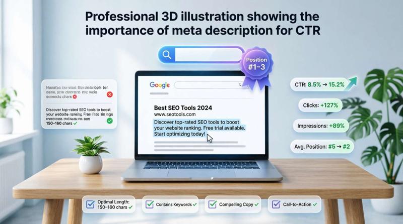 Pentingnya Meta Description dalam Meningkatkan Click-Through Rate (CTR) Website