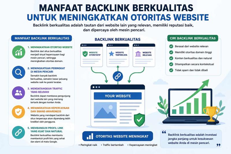 Manfaat Backlink Berkualitas untuk Meningkatkan Otoritas Website