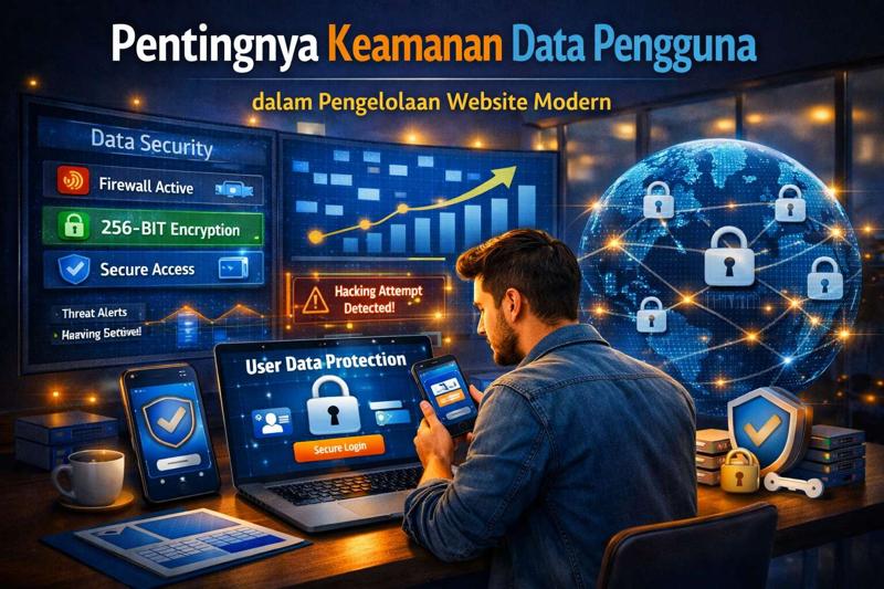 Pentingnya Keamanan Data Pengguna dalam Pengelolaan Website Modern