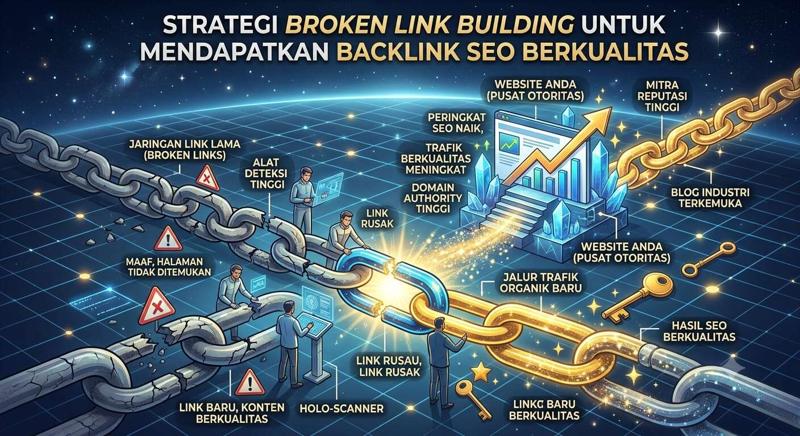 Strategi Broken Link Building untuk Mendapatkan Backlink SEO Berkualitas