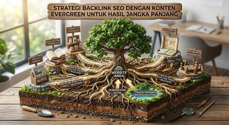 Strategi Backlink SEO dengan Konten Evergreen untuk Hasil Jangka Panjang