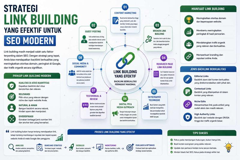 Strategi Link Building yang Efektif untuk SEO Modern