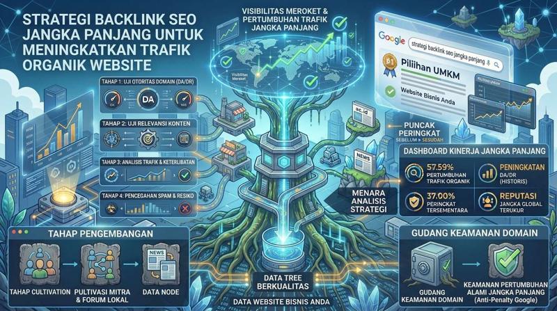 Strategi Backlink SEO Jangka Panjang untuk Meningkatkan Trafik Organik Website