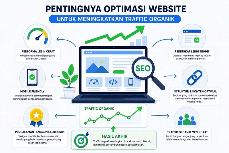 Pentingnya Optimasi Website untuk Meningkatkan Traffic Organik