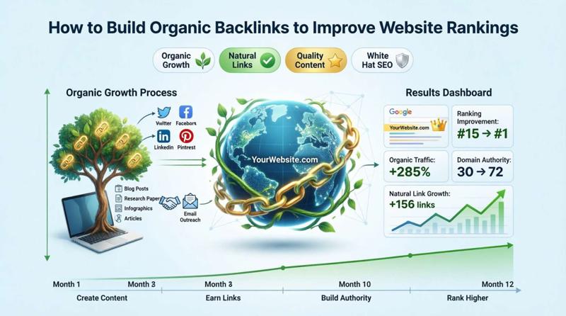 Cara Membangun Backlink SEO Secara Organik untuk Meningkatkan Peringkat Website